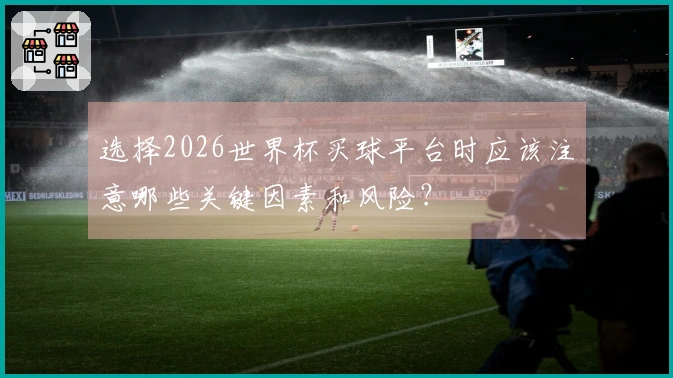 选择2026世界杯买球平台时应该注意哪些关键因素和风险？